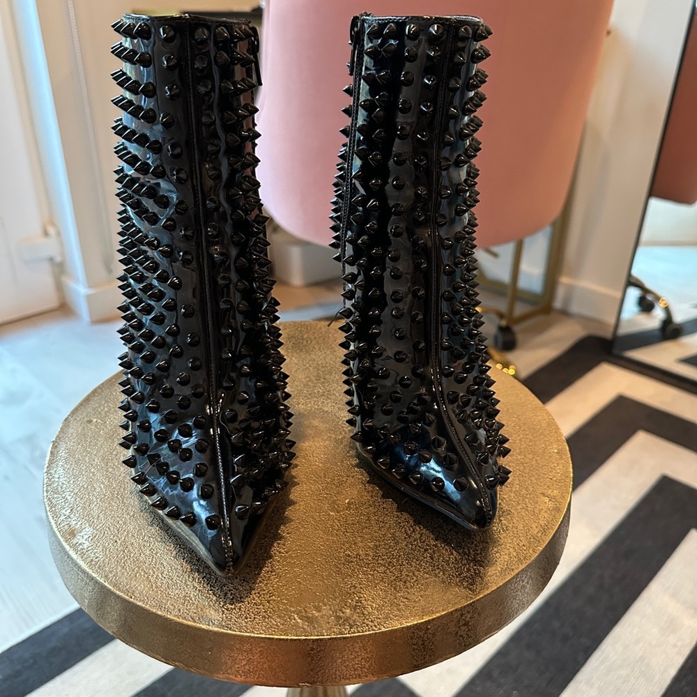 Dolls Kill Spiked Stiletto Booties